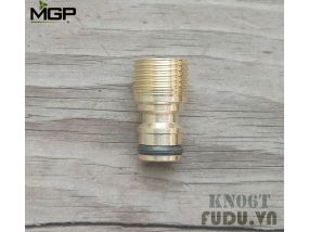KHỚP NỐI NHANH RĂNG NGOÀI 21 BẰNG THAU KN06T