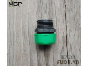KHỚP NỐI NHANH RĂNG NGOÀI 27 VÀ ỐNG 18 KN38 